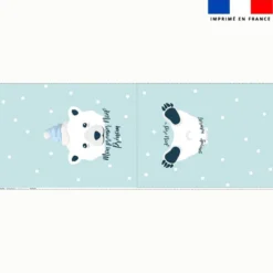 Kit hotte personnalisé motif Ours polaire