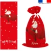 Kit hotte personnalisé motif Père noël