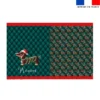 Kit hotte personnalisé motif Teckel bonnet de Noël - Création Stillistic