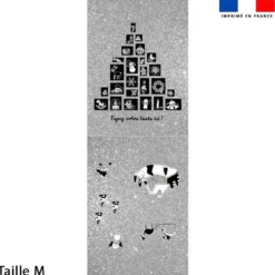 Kit hotte personnalisé noel argent + Fausse fourrure