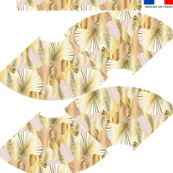 Kit Jupe Courte - Art déco rose clair