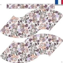 Kit Jupe Courte - Attrape-rêve et papillon violet et vert