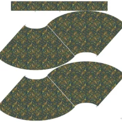 Kit Jupe Courte - Cachemire vert
