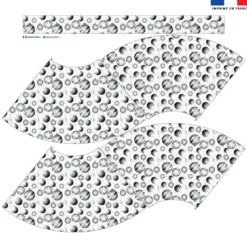 Kit Jupe Enfant - Boules de Noel blanc