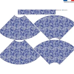 Kit Jupe Enfant - Fleurs blanches
