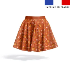 Kit jupe enfant motif amis ptit déj - Création Stillistic