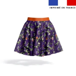 Kit jupe enfant motif Bal masqué Halloween - Création Stillistic