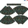 Kit Jupe Enfant - Toucan et fruit bleu canard