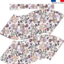 Kit Jupe Mi-Genoux - Attrape-rêve et papillon violet et vert