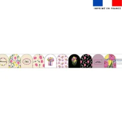 Kit mini-gants nettoyants motif tulipes