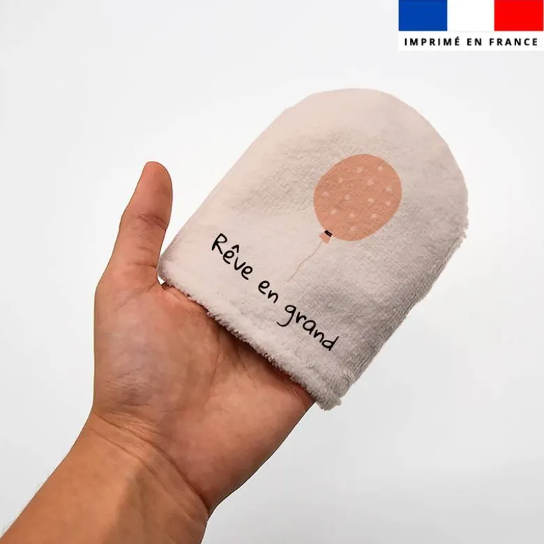 Kit mini-gants nettoyants motif petit ourson et arc-en-ciel