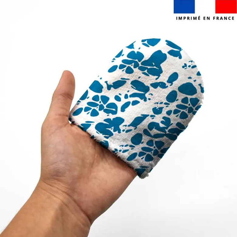 Kit mini-gants nettoyants motif wax patchwork