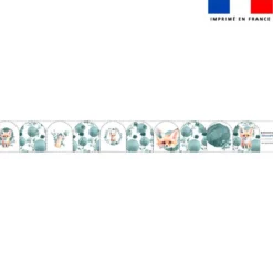 Kit mini-gants nettoyants motif renard aquarelle
