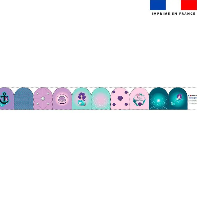 Kit mini-gants nettoyants motif sirène