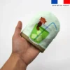 Kit mini-gants nettoyants motif panda roux en vacances