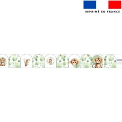 Kit mini-gants nettoyants motif singe aquarelle