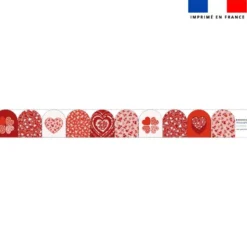 Kit mini-gants nettoyants motif coeurs en folie - Création Lucie Obaton