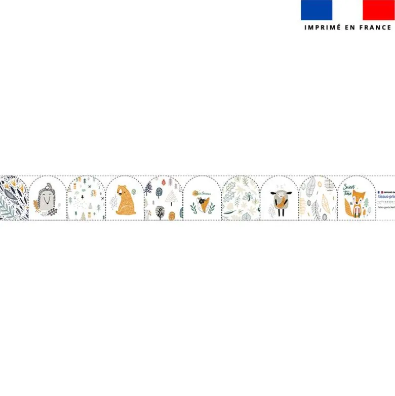 Kit mini-gants nettoyants motif renard de la forêt