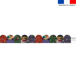 Kit mini-gants nettoyants motif souris de noel - Création Stillistic