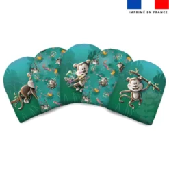 Kit mini-gants nettoyants motif singe émotions - Création Stillistic
