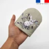 Kit mini-gants nettoyants motif lapin féérique - Création Lucie OBATON