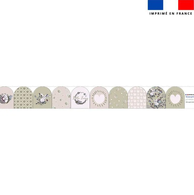 Kit mini-gants nettoyants motif lapin féérique - Création Lucie OBATON