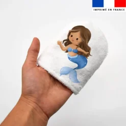 Kit mini-gants nettoyants motif petites sirènes
