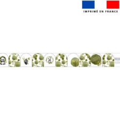 Kit mini-gants nettoyants motif panda aquarelle