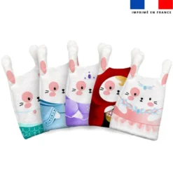 Kit mini-gants nettoyants motif princesse