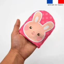 Kit mini-gants nettoyants motif têtes d'animaux kawaï colorés