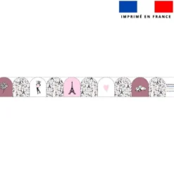 Kit mini-gants nettoyants motif Paris rose et gold