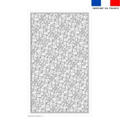 Kit nappe à colorier teckels de noël - Création Stillistic