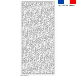 Kit nappe à colorier teckels de noël - Création Stillistic