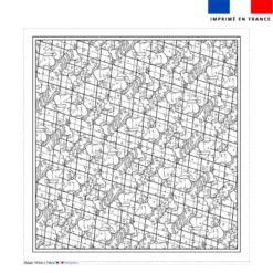 Kit nappe à colorier teckels de noël - Création Stillistic