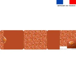 Kit pochette ardoise motif amis ptit déj Croissant - Création Stillistic