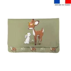 Kit pochette ardoise motif animaux de la clairière