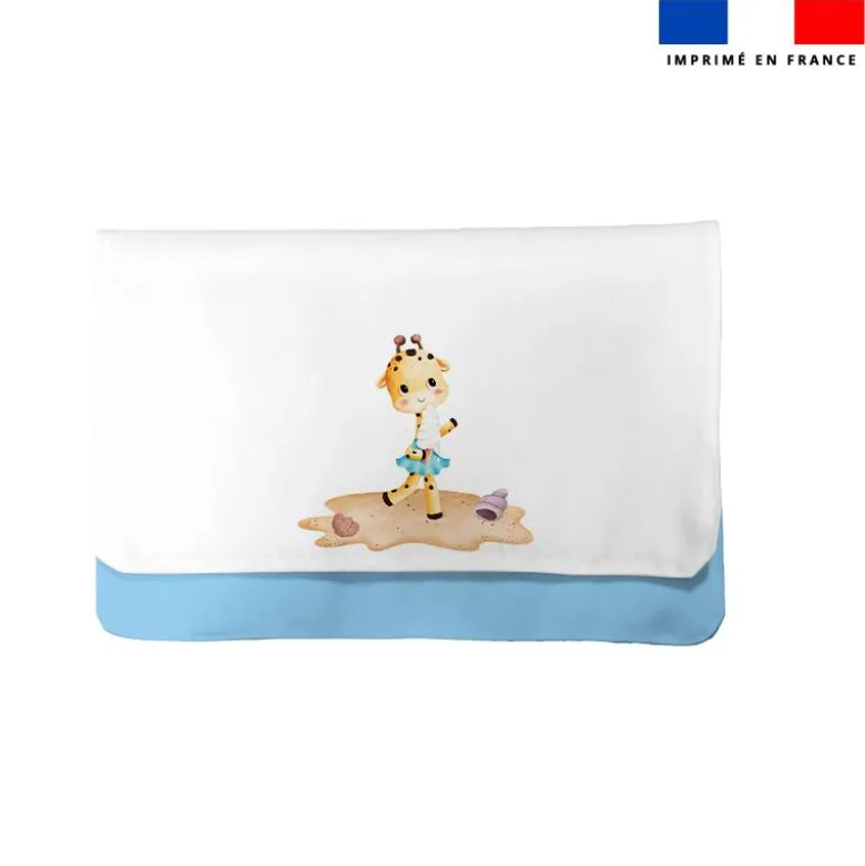 Kit pochette ardoise motif animaux d'été