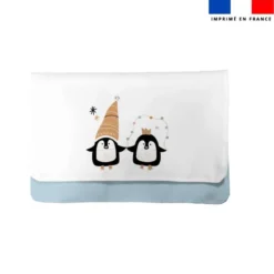 Kit pochette ardoise motif animaux hiver