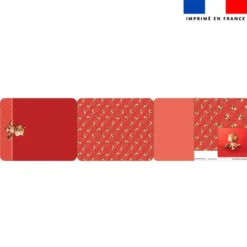 Kit pochette ardoise motif bébé castor - Création Stillistic