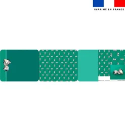 Kit pochette ardoise motif bébé zèbre - Création Stillistic