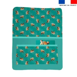 Kit pochette ardoise motif bébé guépard - Création Stillistic