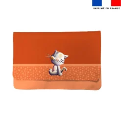 Kit pochette ardoise motif bébé chat - Création Stillistic