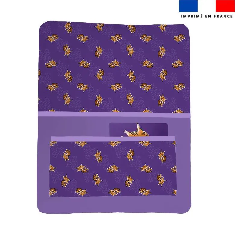 Kit pochette ardoise motif bébé lynx - Création Stillistic
