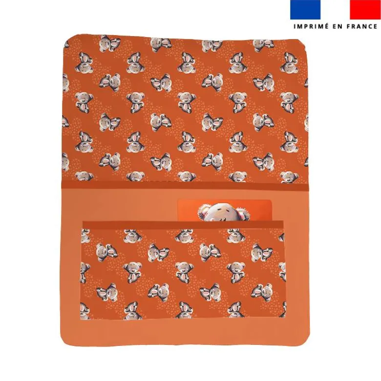 Kit pochette ardoise motif bébé koala - Création Stillistic