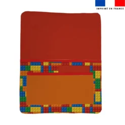 Kit pochette ardoise motif briques multicolores