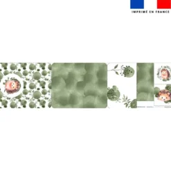 Kit pochette ardoise motif choupisson aquarelle