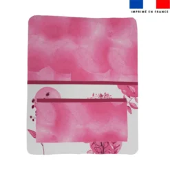 Kit pochette ardoise motif chien aquarelle