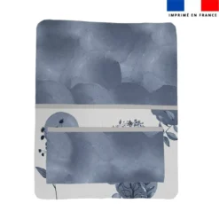 Kit pochette ardoise motif husky aquarelle