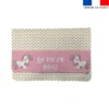 Kit pochette ardoise motif licorne rose