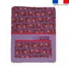 Kit pochette ardoise motif loutre et coeurs - Création Stillistic